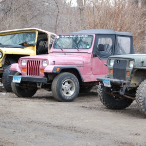 what my wife jeep looked like before the cj nose