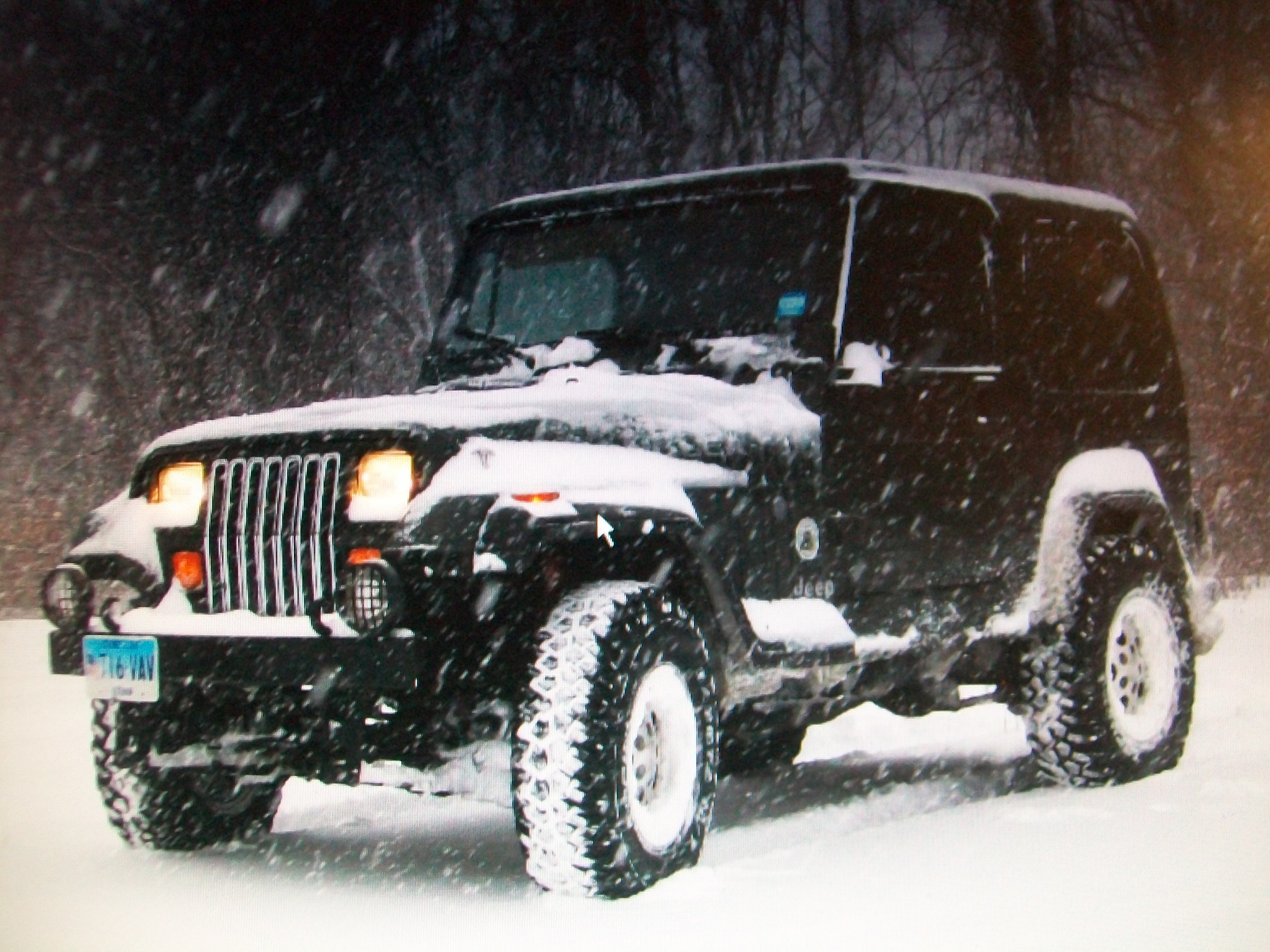 Snow jeep in ct
