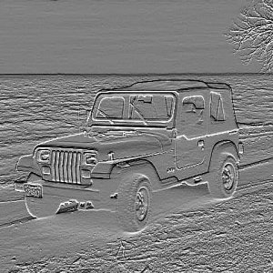 Gray Jeep