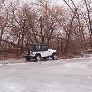 Jeep on Ice