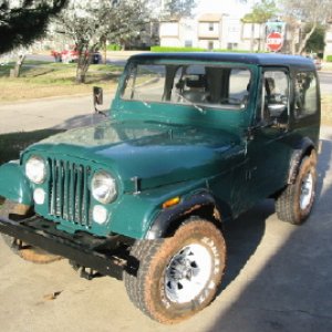 How the '83 CJ-7 looked when I bought it.