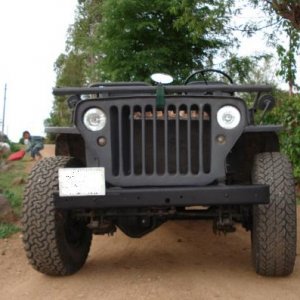 My CJ-2A with MB grille