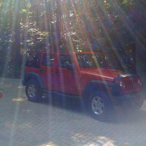 my red jeep wrangler unlimited 09