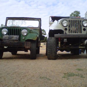 my two jeeps 63' 74'