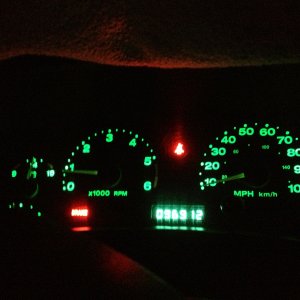 LED dash change