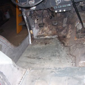 New drive side floor pan