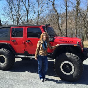 Wife & my new 2012 rubicon