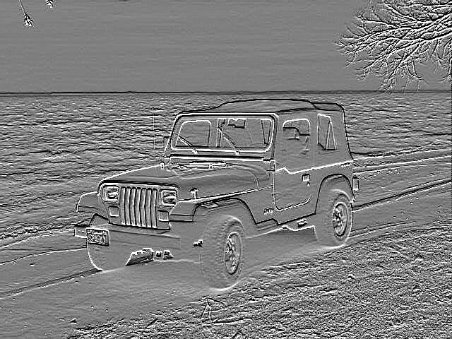 Gray Jeep