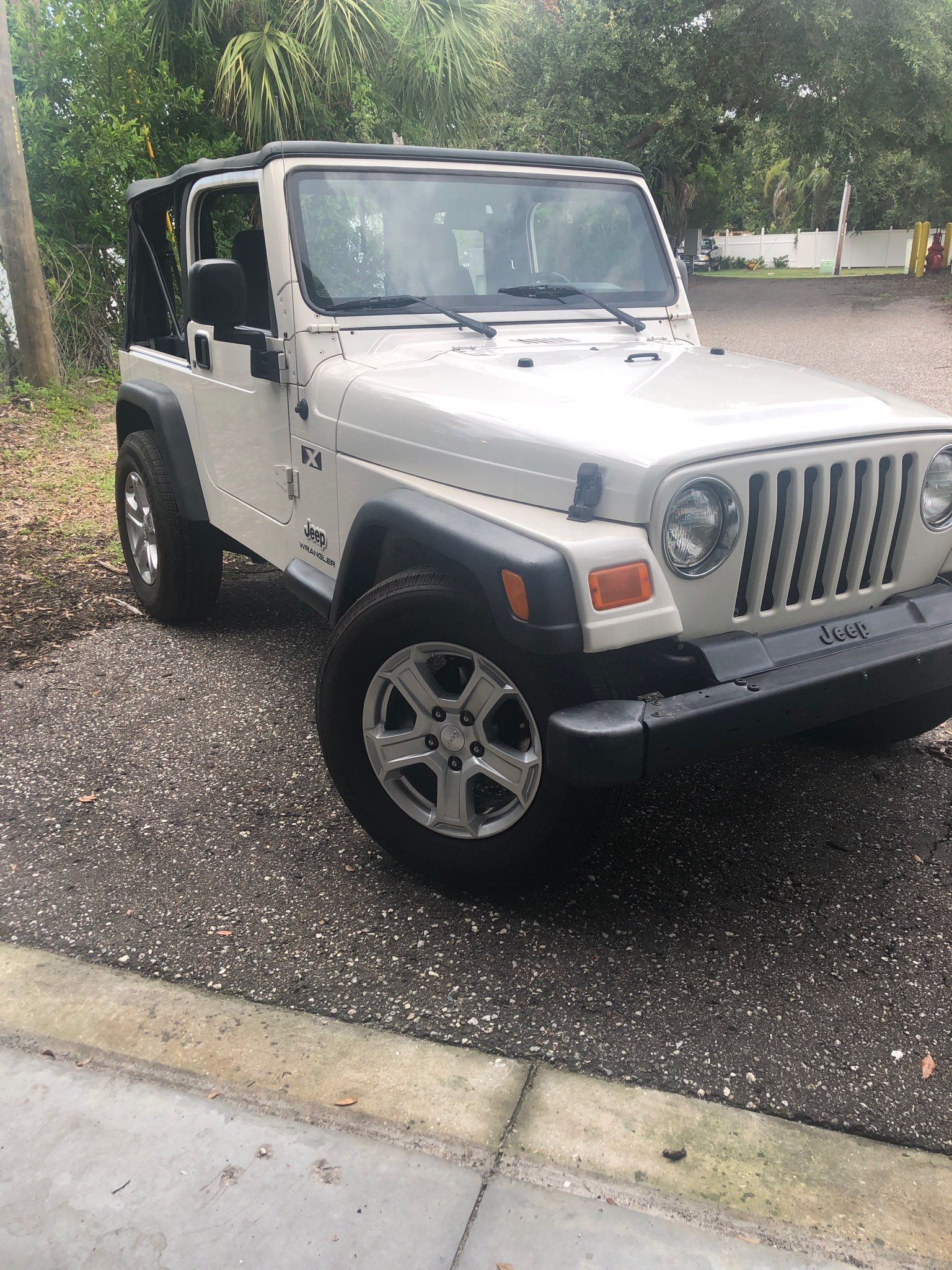 JL tires and wheels on my TJ