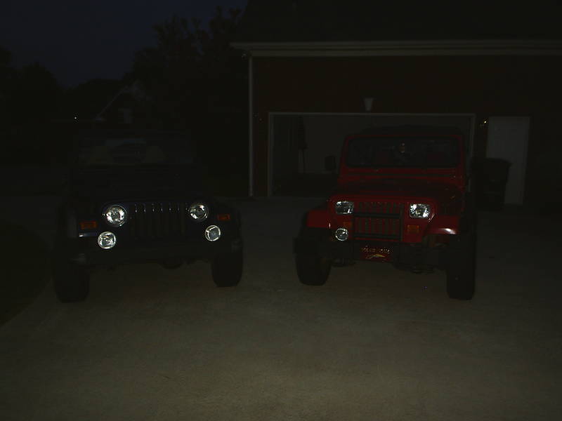 My jeep and my gf's