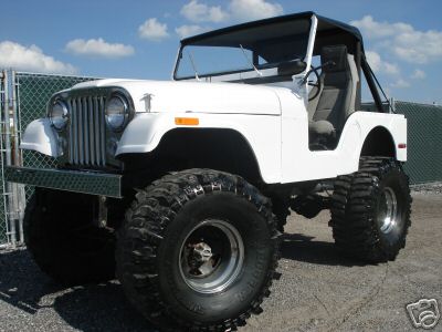 white 75 CJ5